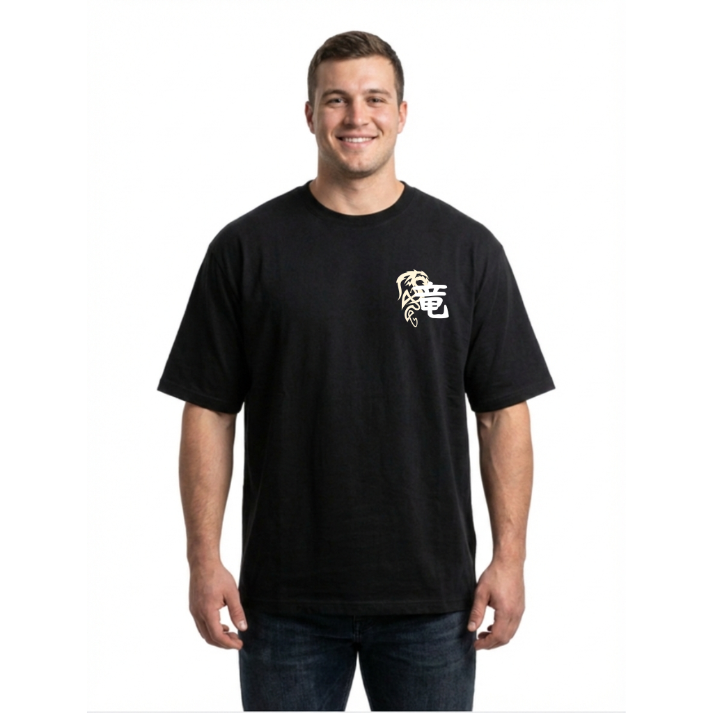 Dragon Back Print T-Shirt